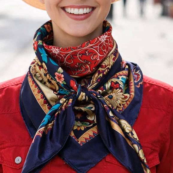 Multi Patterned Wild Rag - Western Scarf