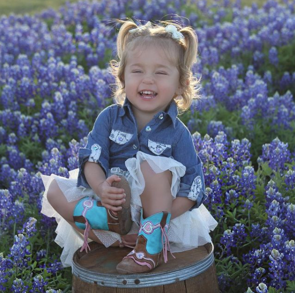 Hadley Heart Baby Boots: 2 (6-12 months)