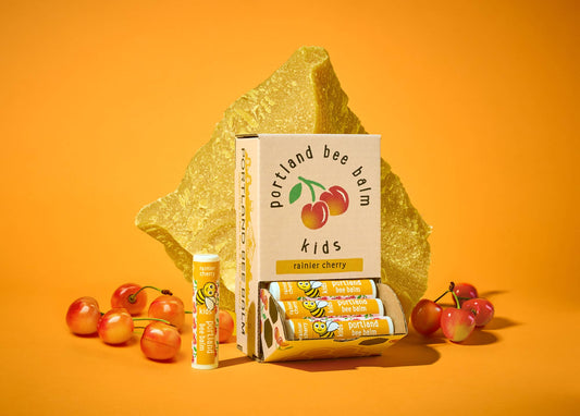 Kids Beeswax Lip Balm: Cherry