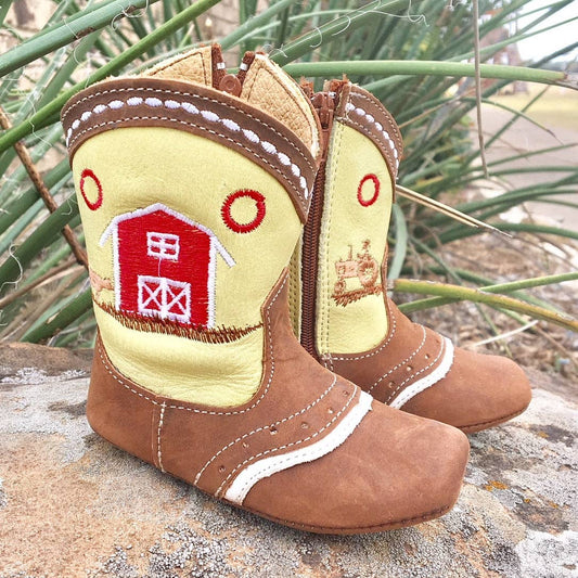 "Lawson" Farm Baby Boots: 2 (6-12 month)