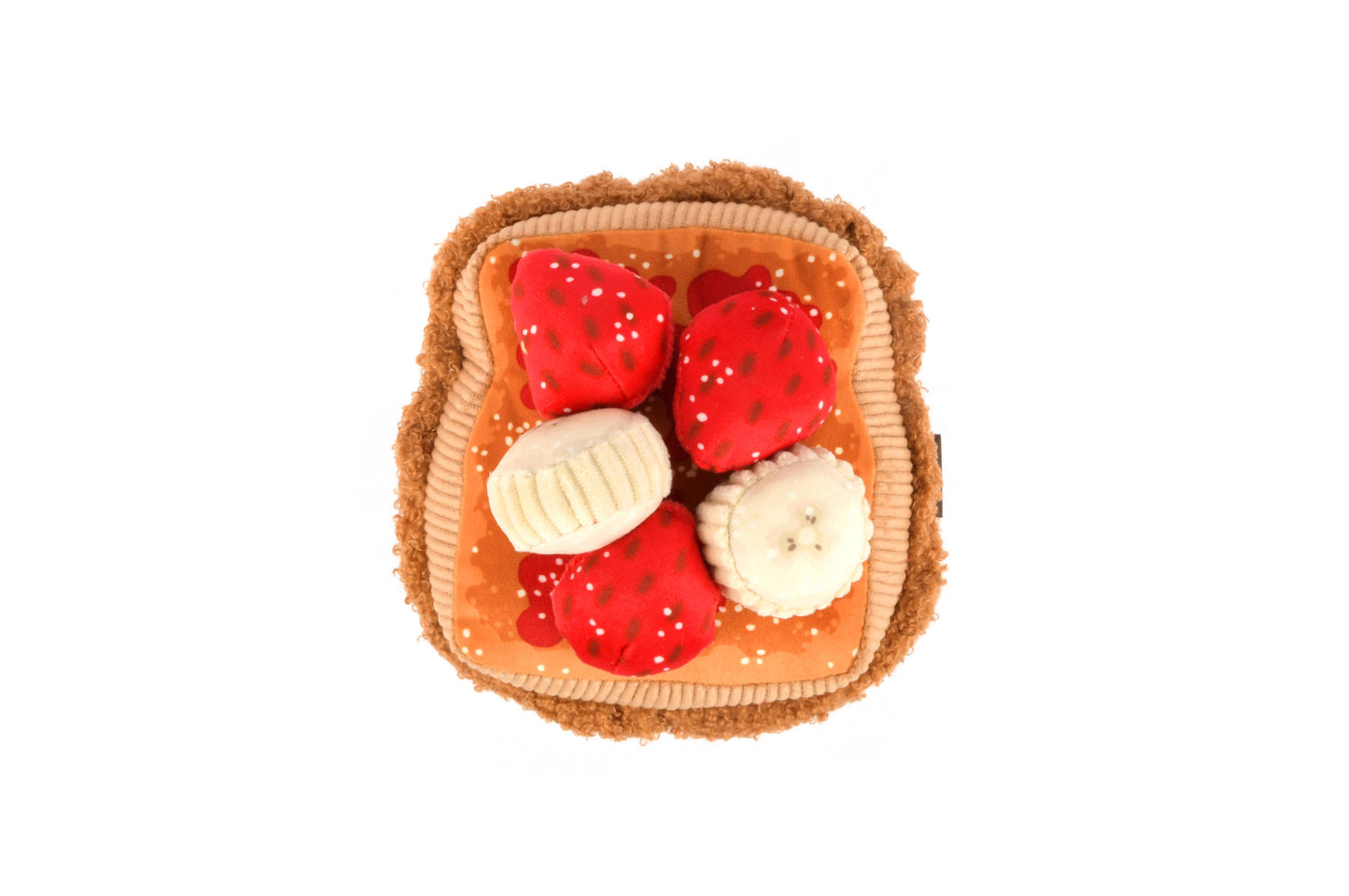 Thick 'N Fluffy French Toast Dog Toy