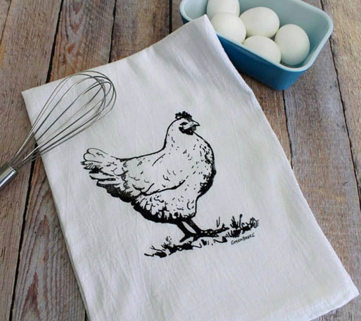 Chicken Kitchen Tea Towel