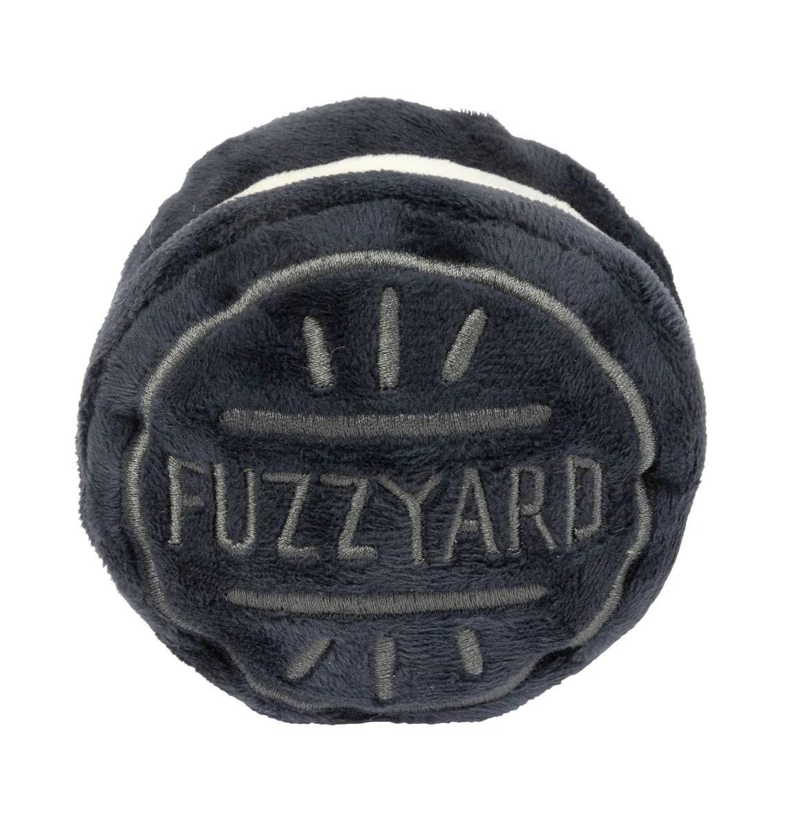 Milk & Cookie Plush Dog Toy: Dark Blue