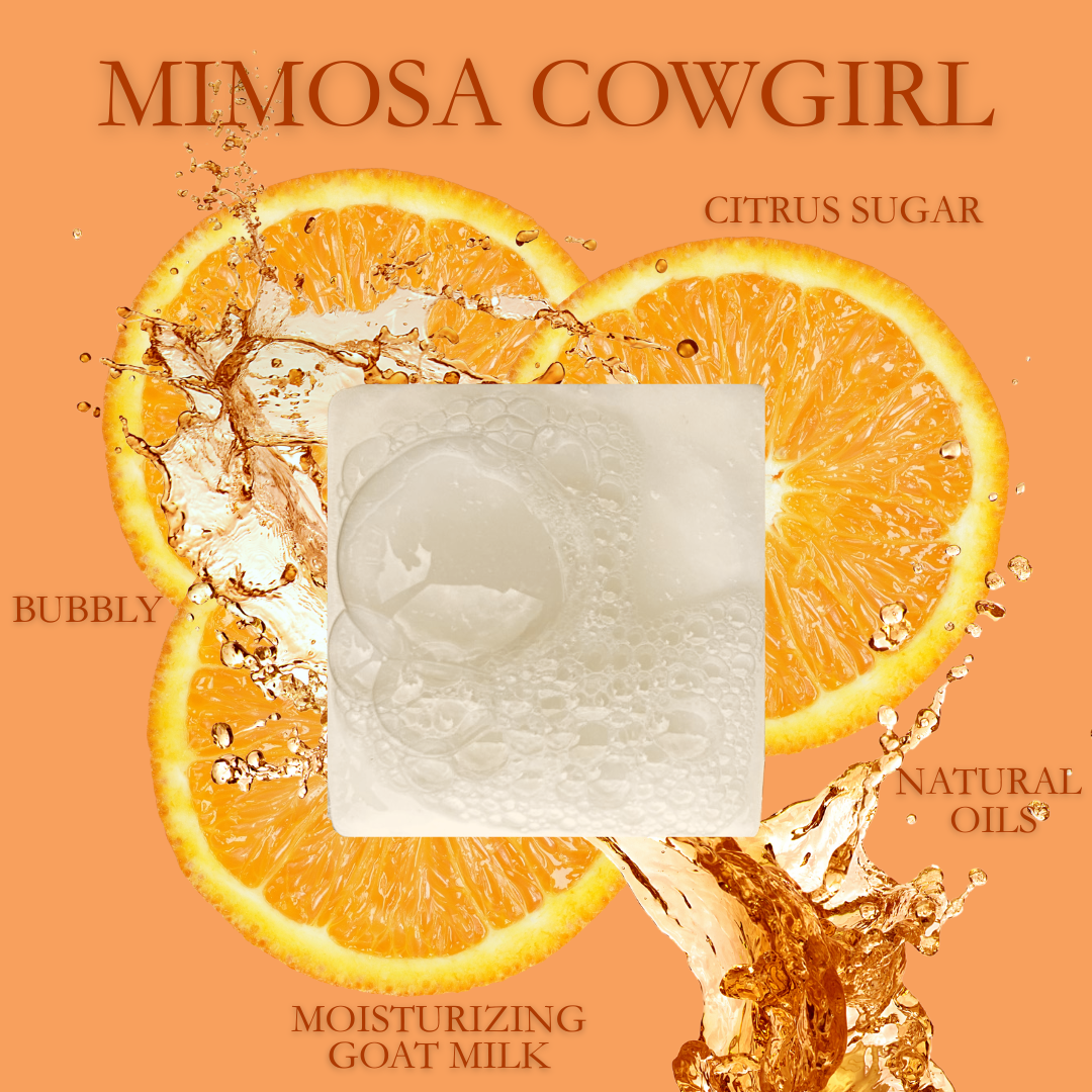 Mimosa Cowgirl Goat Milk Soap Bar