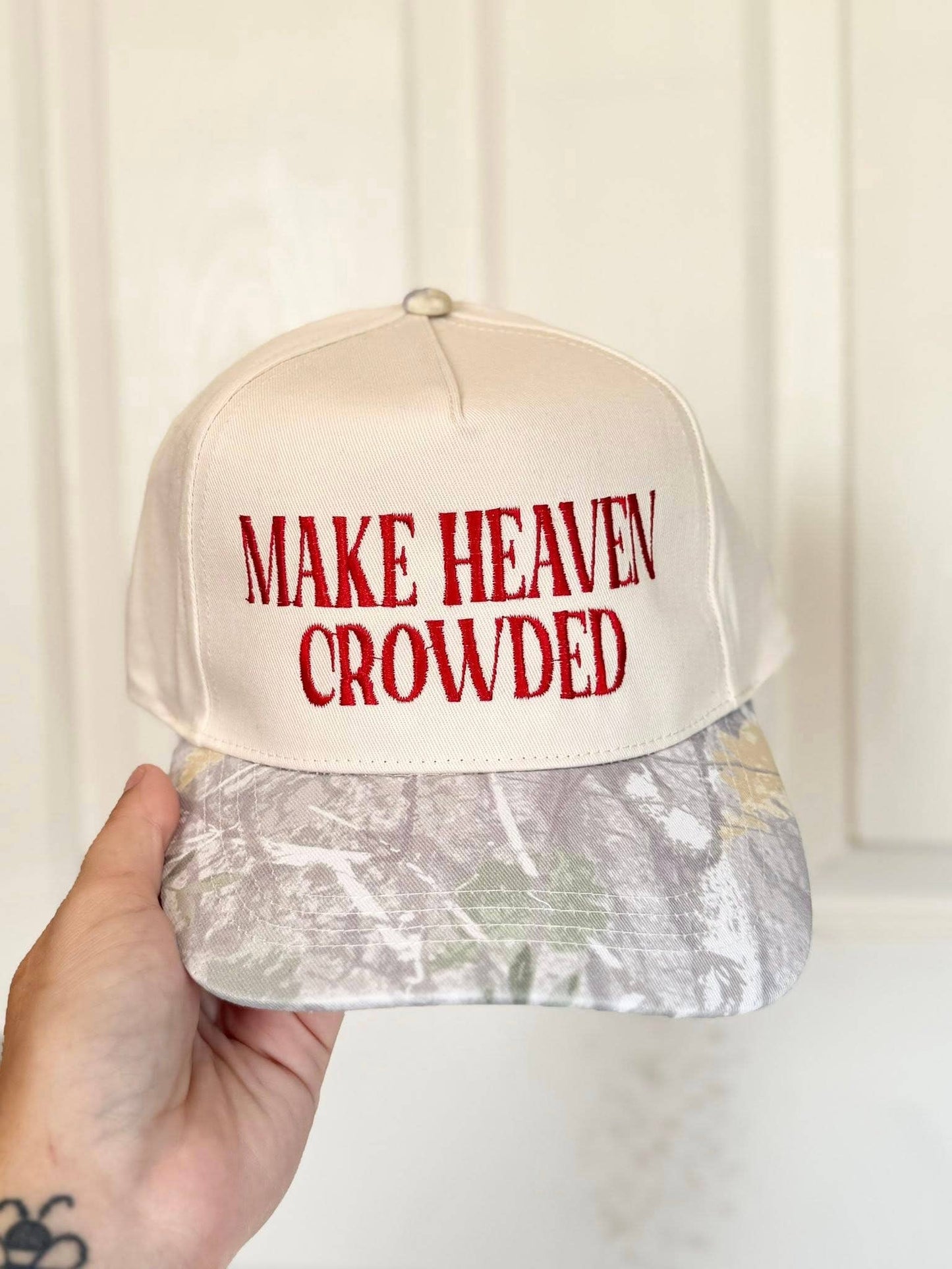 Custom Printed Bill Embroidered Hat: Small Leopard