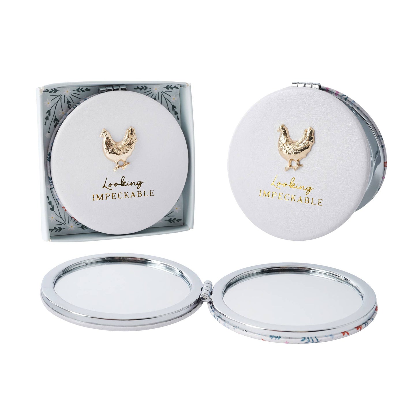 Chicken Compact Mirror