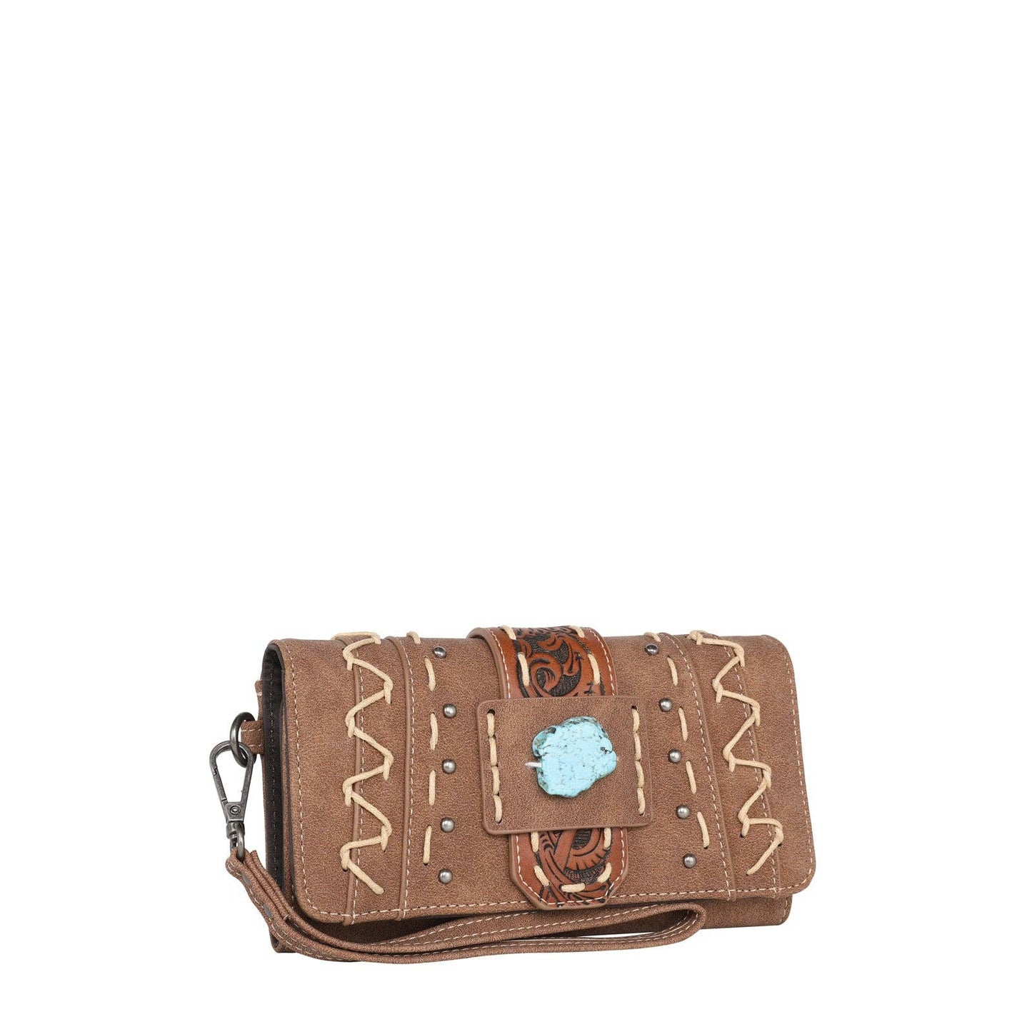 Montana West Tooled Wallet