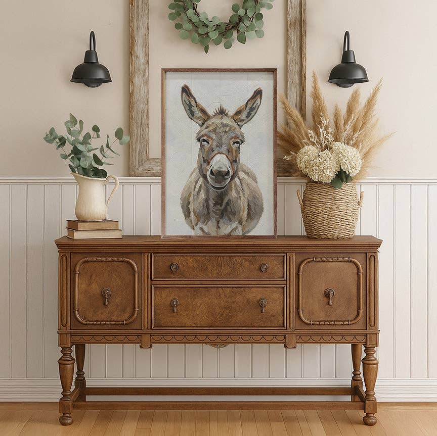 Happy Donkey: 10x16