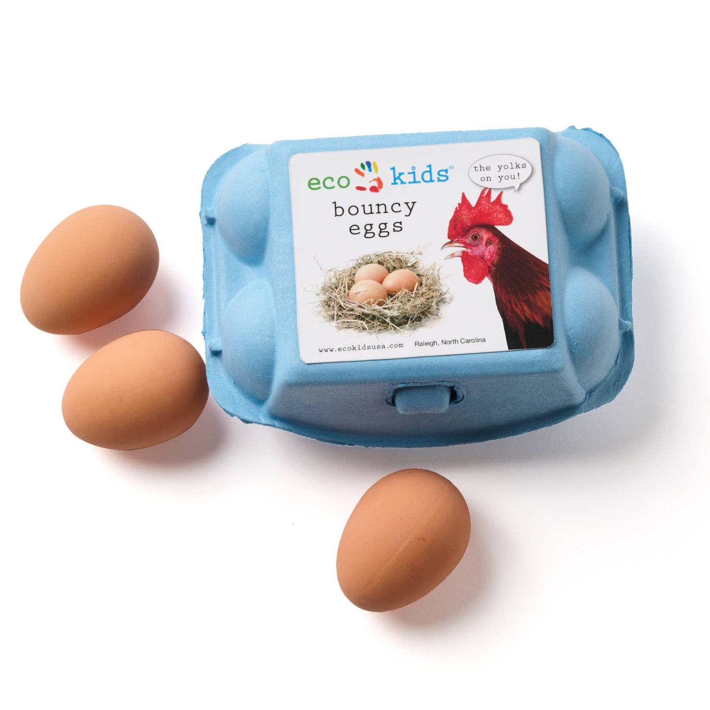 Bouncy Eggs in Carton