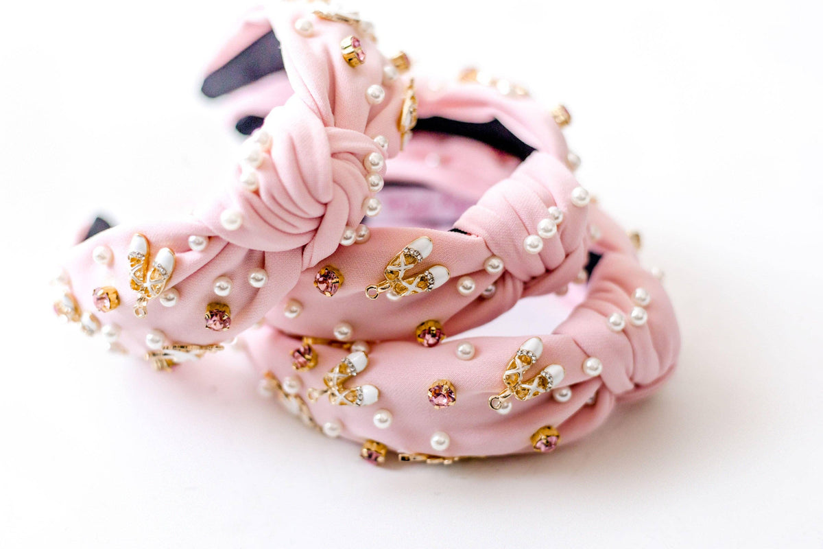Beaded Headband - Pearl Pirouette