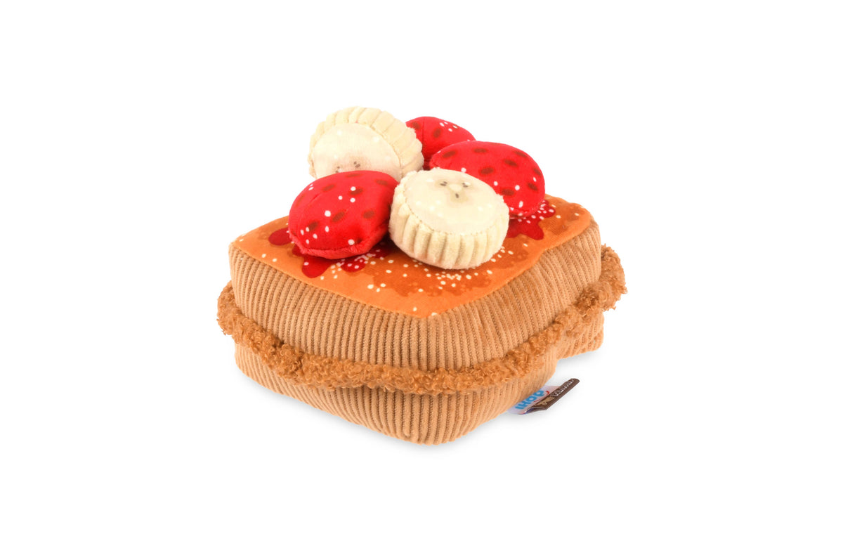Thick 'N Fluffy French Toast Dog Toy