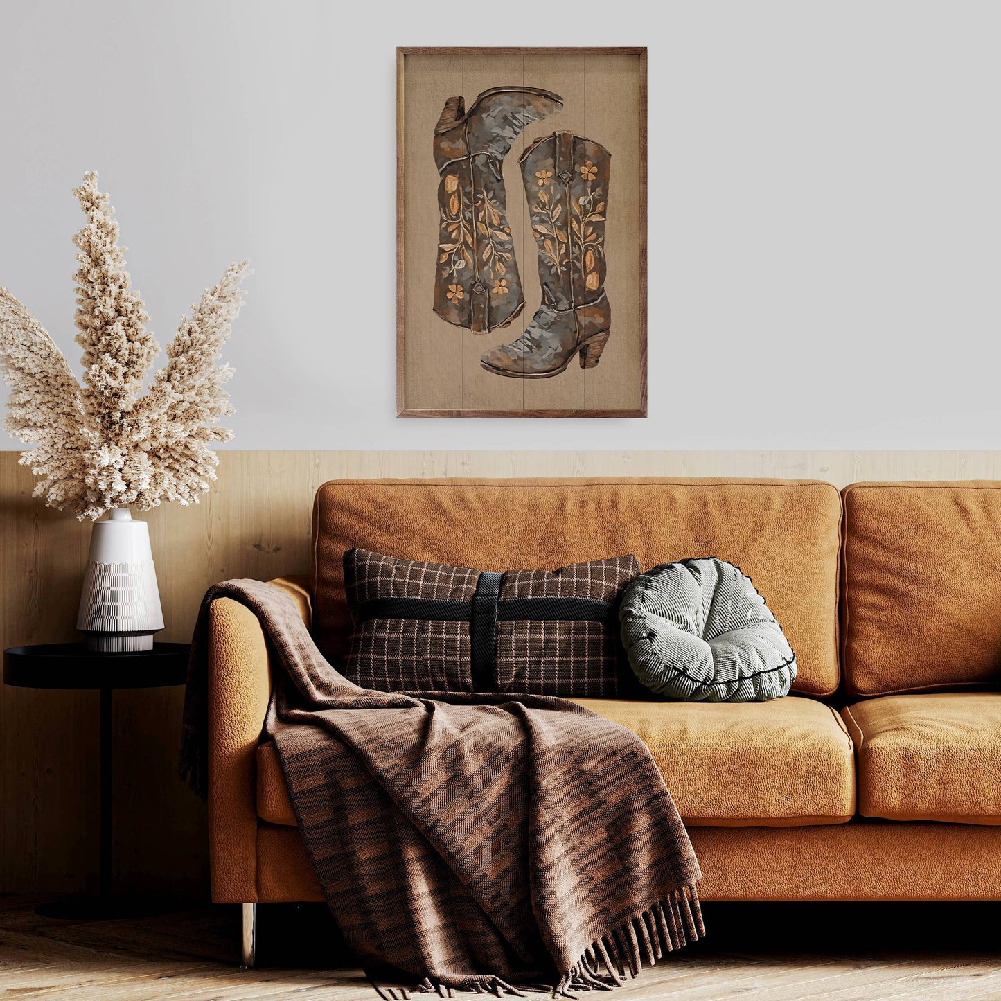 Fancy Boots Sign/Wall Decor - 10x16