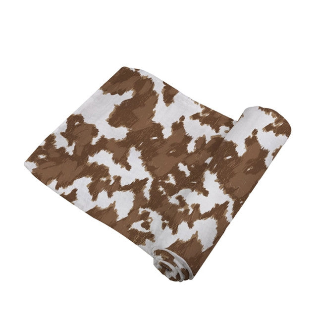 Cow Print Swaddle