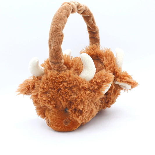 Red Highland Cow Earmuffs