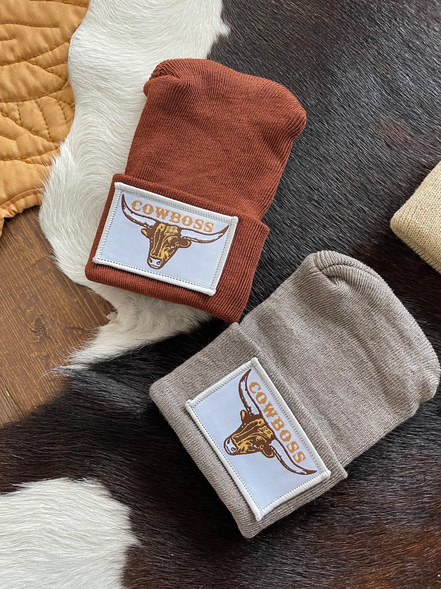 Cowboss Newborn Hat