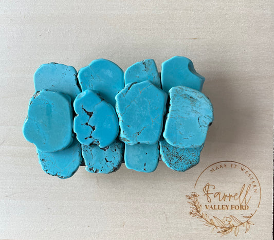 Large Turquoise Belt Buckle