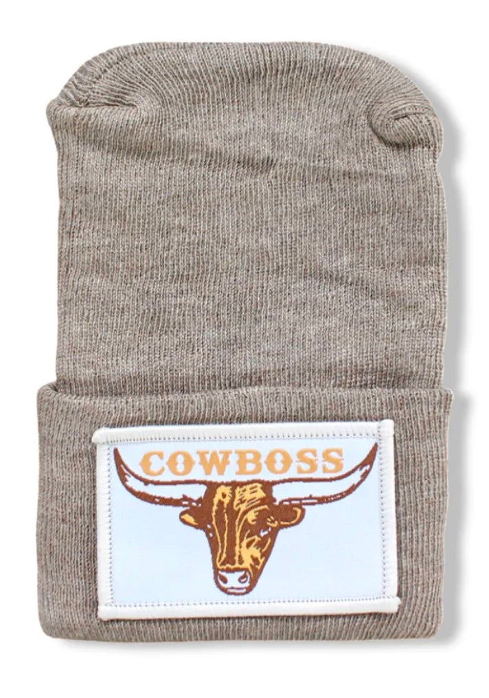 Cowboss Newborn Hat